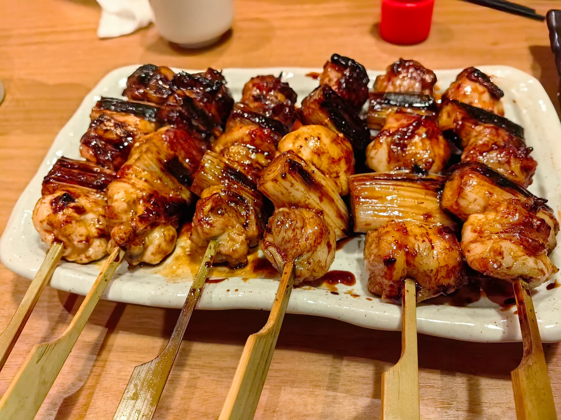 Yakitori dinner