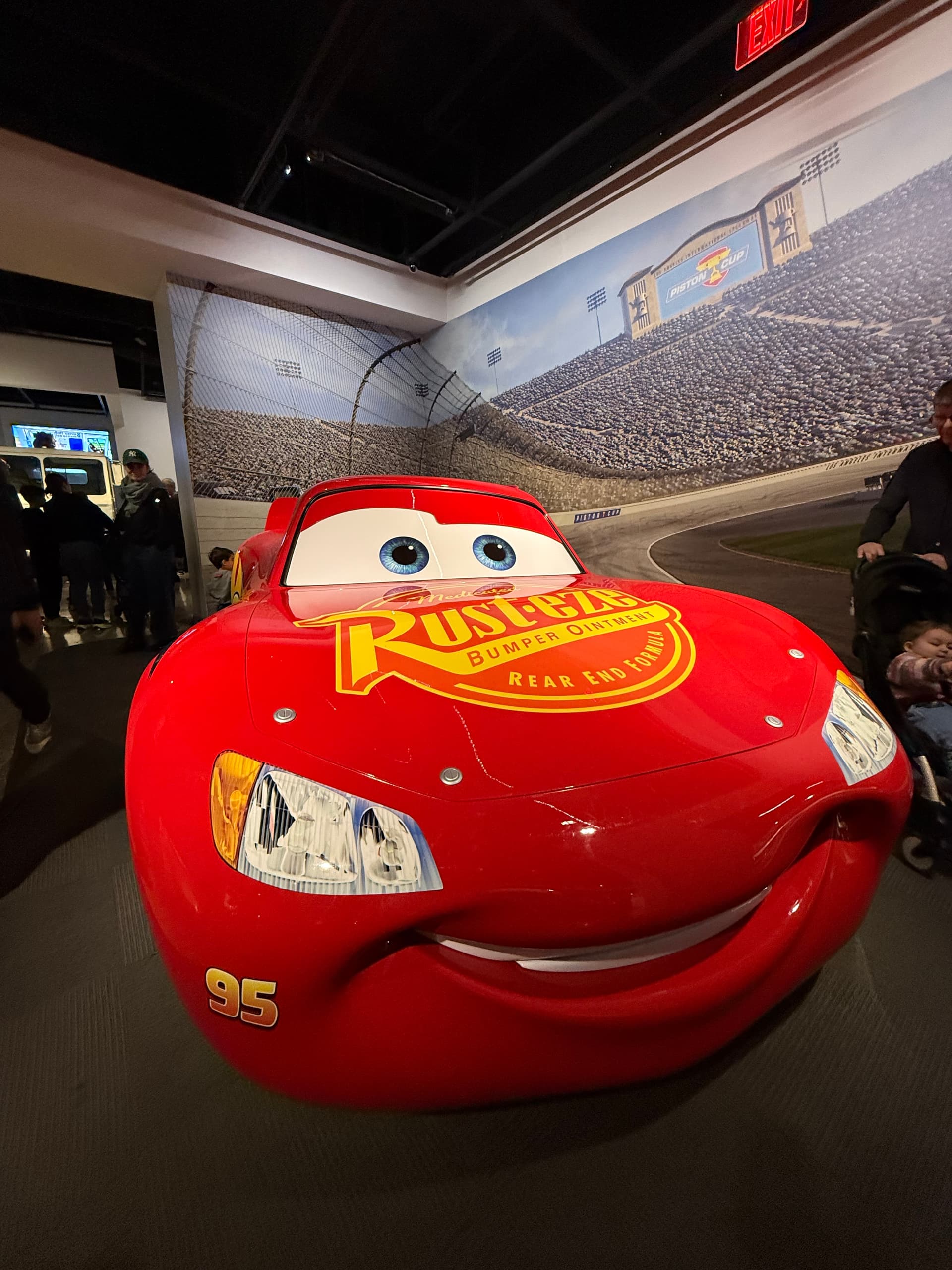 Lightning McQueen display